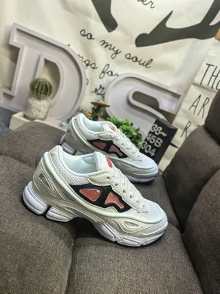Maison Margiela Black Beige Oversized Sole Layered Mesh And Synthetic Upper Chunky Sneakers 19