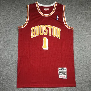 Mitchell & Ness Hardwood Classics Houston Rockets 2004-05 Tracy McGrady Red Jersey