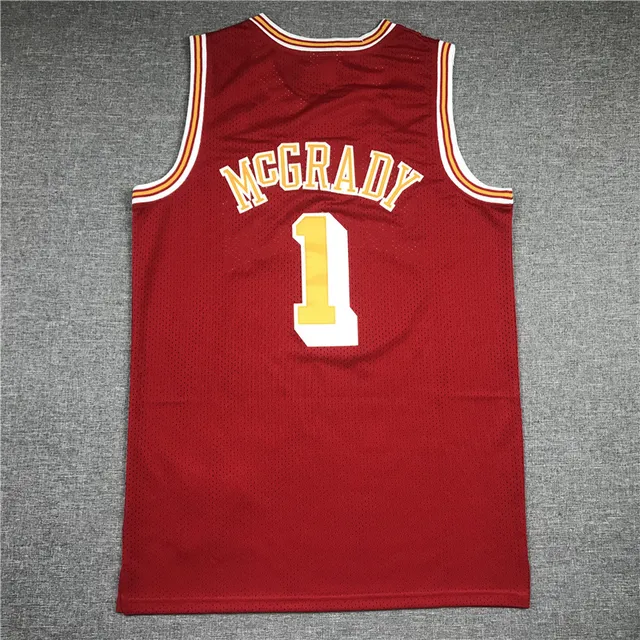 Mitchell & Ness Hardwood Classics Houston Rockets 2004-05 Tracy McGrady Red Jersey 2