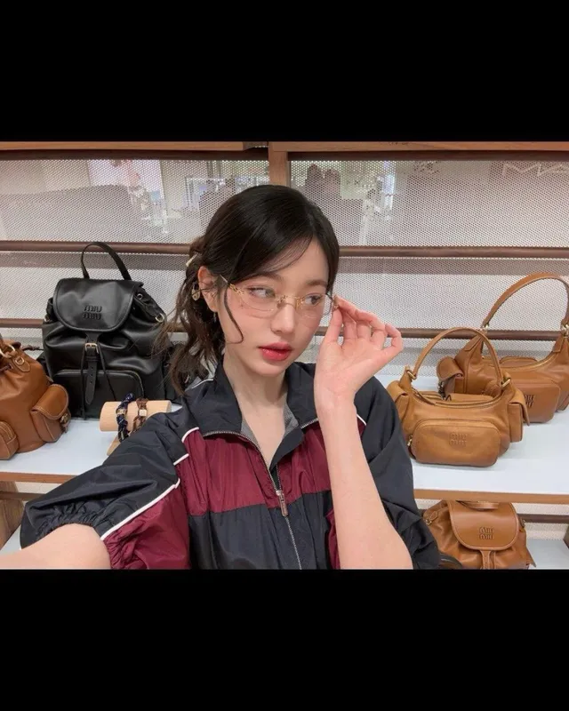 Miu Miu Arcadie Brown Beige Checkered Collared Shirt 2