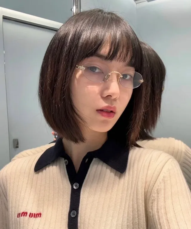 Miu Miu Arcadie Brown Beige Checkered Collared Shirt 9