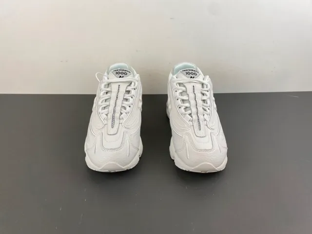 New Balance 1000 أحذية سنيكرز أبيض أحادي اللون سميكة 11
