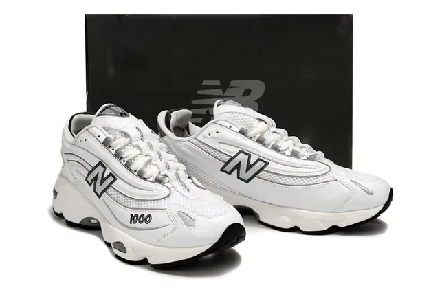 New Balance 1000 blanc gris chunky sneakers 5