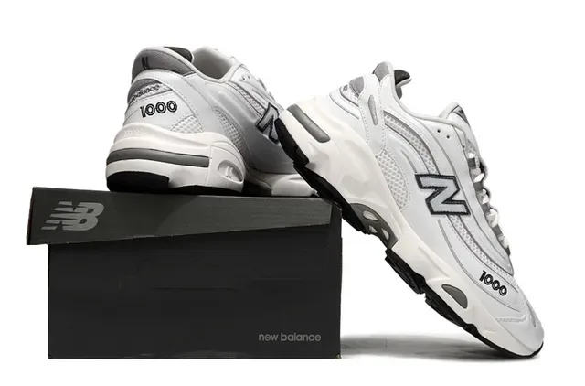 New Balance 1000 blanc gris chunky sneakers 6