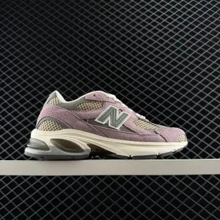 New Balance 2010 Series Dusty Pink Suede Mesh Chunky Sneakers