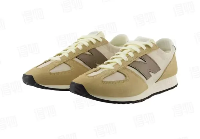 New Balance 327 Beige and Brown Baskets lifestyle 6