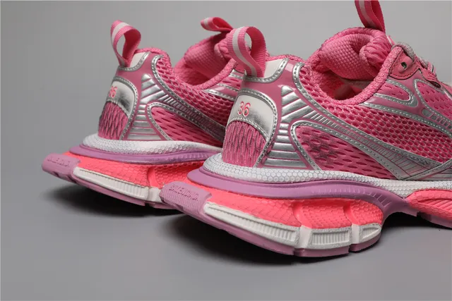 New Balance 860 Chaussures de running rose blanc avec upper en maille supérieure et overlays de cage synthétique 2