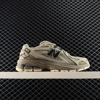 New Balance 9060 Beige Black مستوحى من الرجعية شبكي وصناعي أعلى أحذية رياضية للأسلوب الحياة