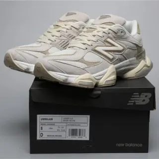 New Balance 9060 Beige Tonal Lifestyle Sneakers