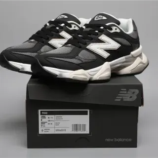 New Balance 9060 Black and White Lifestyle Sneakers