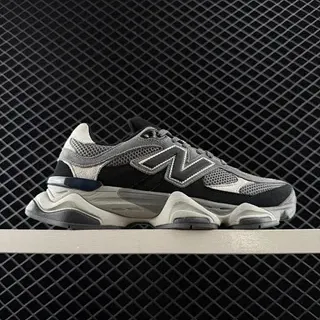 New Balance 9060 Black Gray Chunky Sneakers