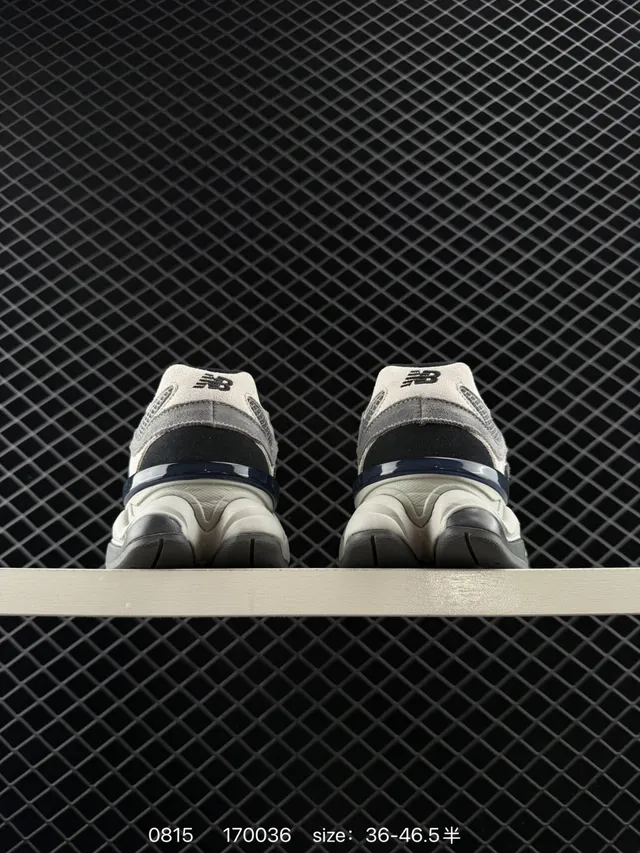New Balance 9060 Black Gray Chunky Sneakers 3