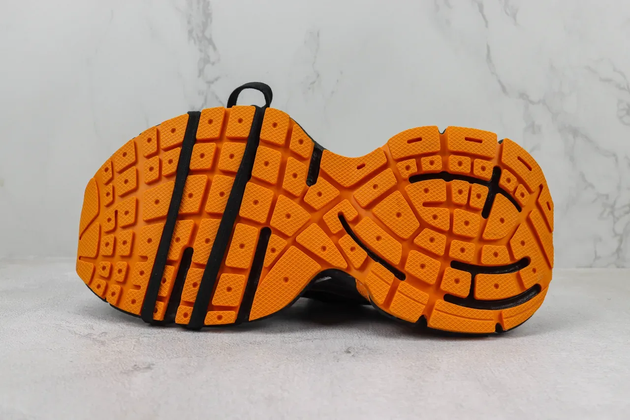 New Balance 9060 Chaussures Chunky Noir Argent Orange 8
