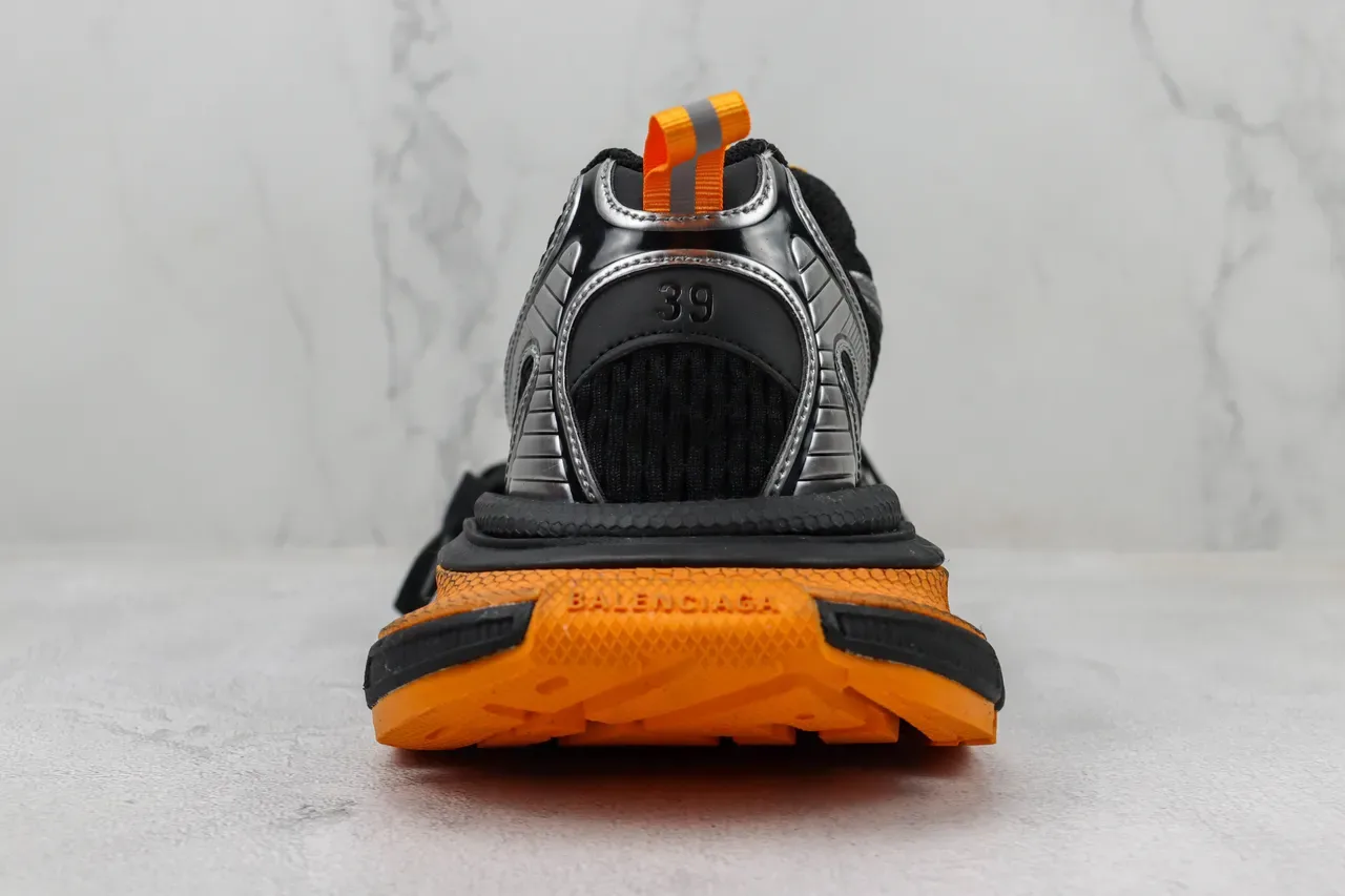 New Balance 9060 Chaussures Chunky Noir Argent Orange 9