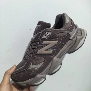 New Balance 9060 حذاء رياضي سميك بني و رمادي
