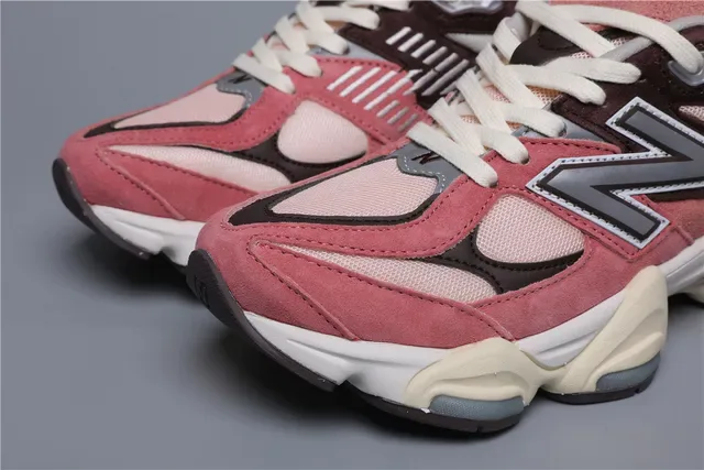New Balance 9060 Dusty Pink Burgundy حذاء أسلوب الحياة 4