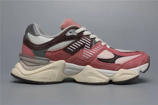 New Balance 9060 Dusty Pink Burgundy حذاء أسلوب الحياة 8