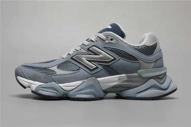 New Balance 9060 Gris et Navy Sneakers Lifestyle 8