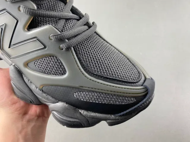 New Balance 9060 Monochrome Gray Chunky Sneakers 2