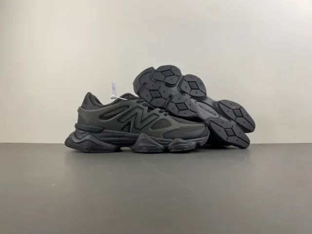 New Balance 9060 Monochrome Gray Chunky Sneakers 12