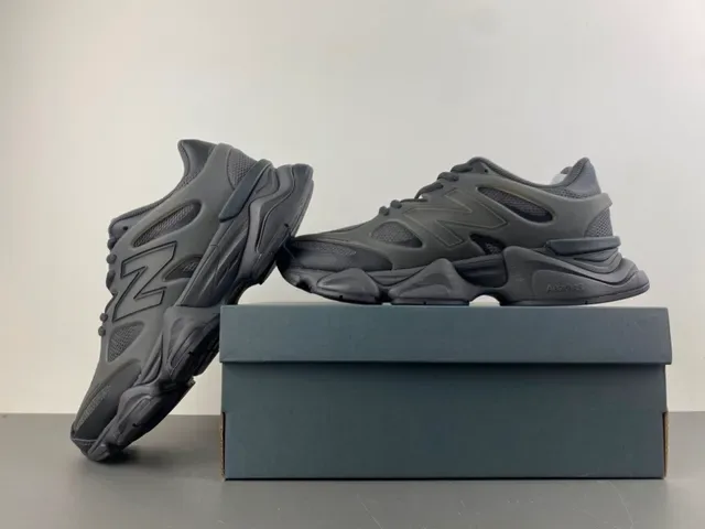 New Balance 9060 Monochrome Gray Chunky Sneakers 14