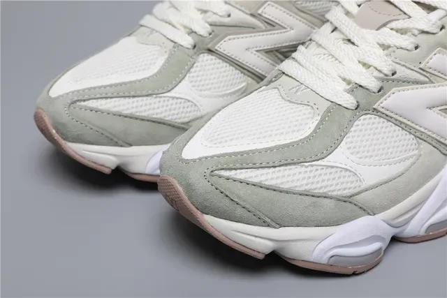 New Balance 9060 হালকা সেজ গ্রিন এবং সাদা লাইফস্টাইল স্নিকার্স 4