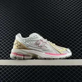 New Balance 9060 White Gold Pink Lifestyle Sneakers