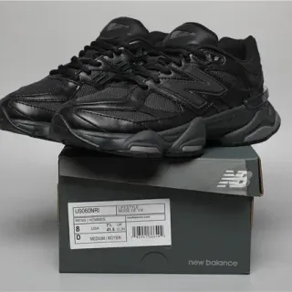 New Balance Black Gray Monochromatic Layered Mesh And Synthetic Upper Lifestyle Sneakers