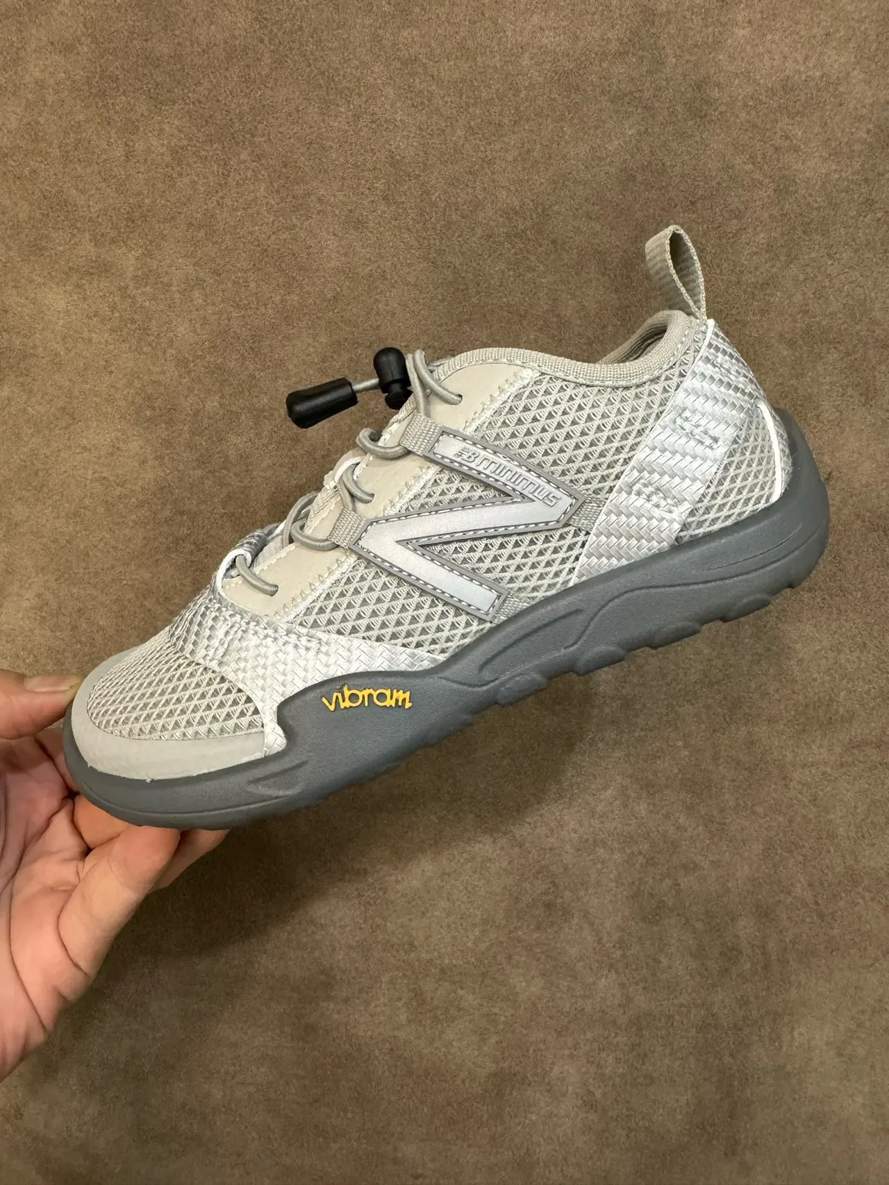 New Balance Minimus Baskets Lifestyle Noir Blanc en Maille 11