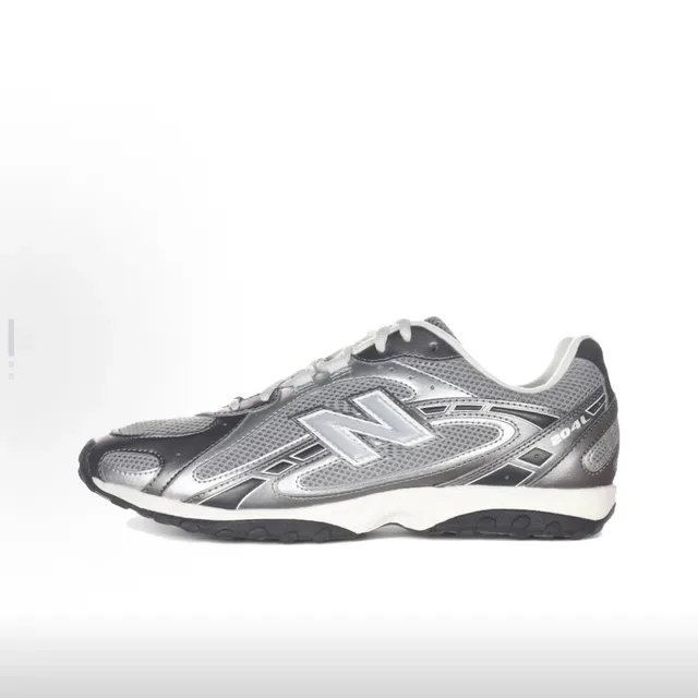 New Balance Argent Noir Métallique Maille Supérieure Superpositions Synthétiques Chaussures de Running 7