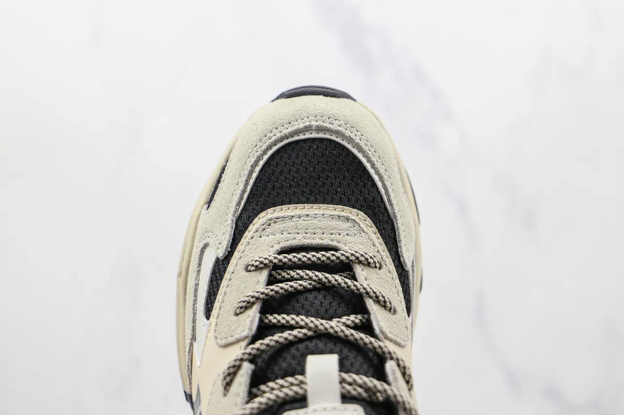 New Era Chunky Runner Beige Noir Silhouette Oversized NY Logo Chunky Sneakers 6