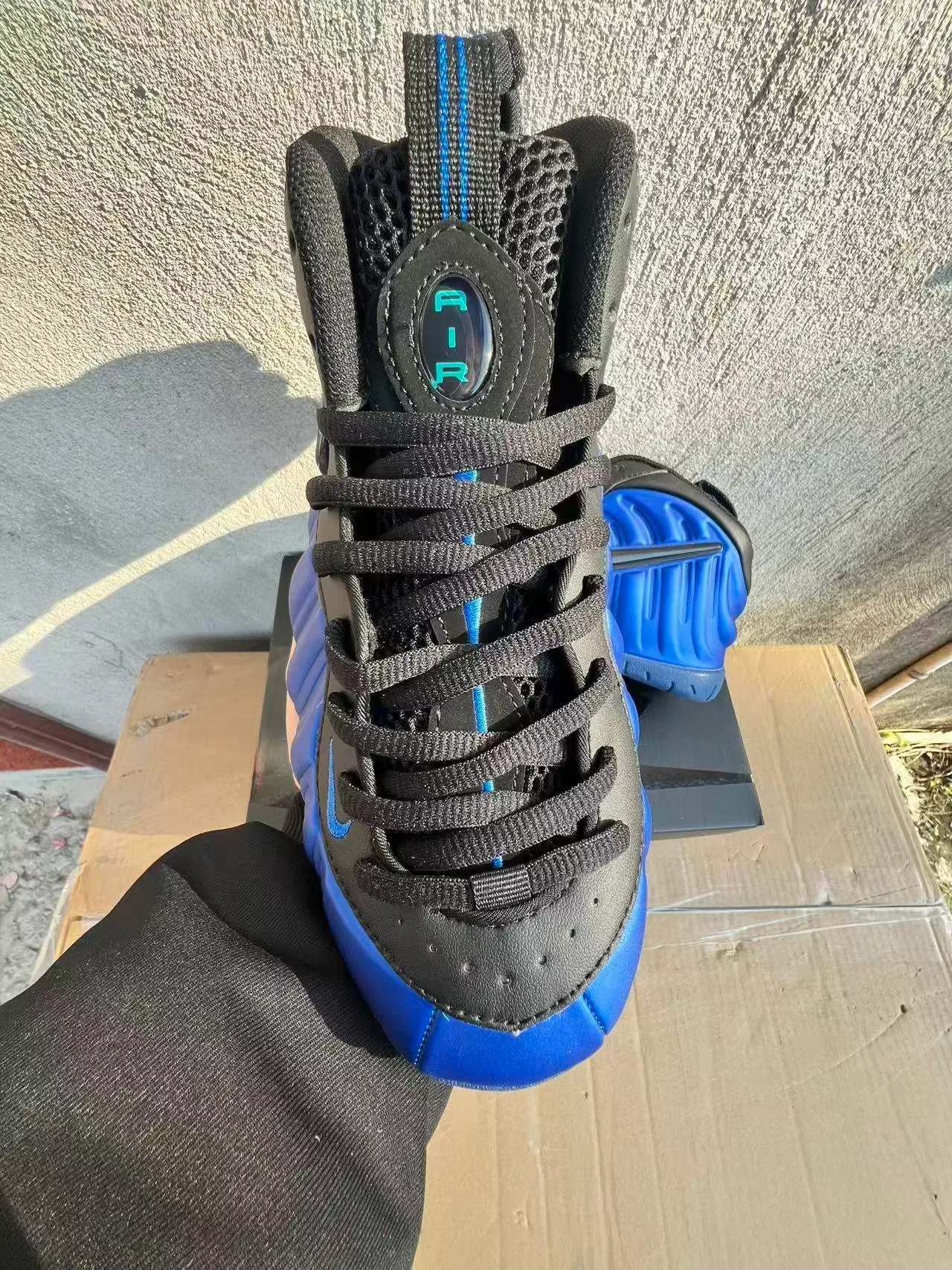 Nike Air Foamposite One Chaussures Lifestyle Bleu Royal 3