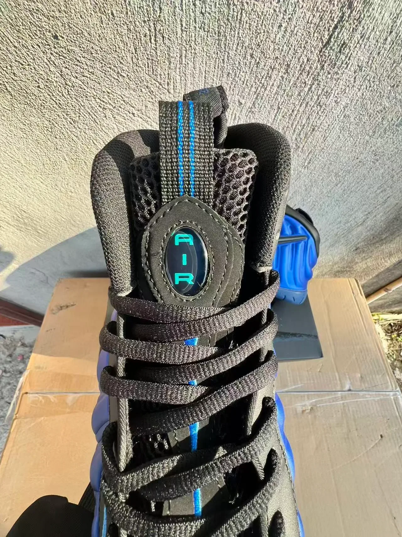 Nike Air Foamposite One Chaussures Lifestyle Bleu Royal 4