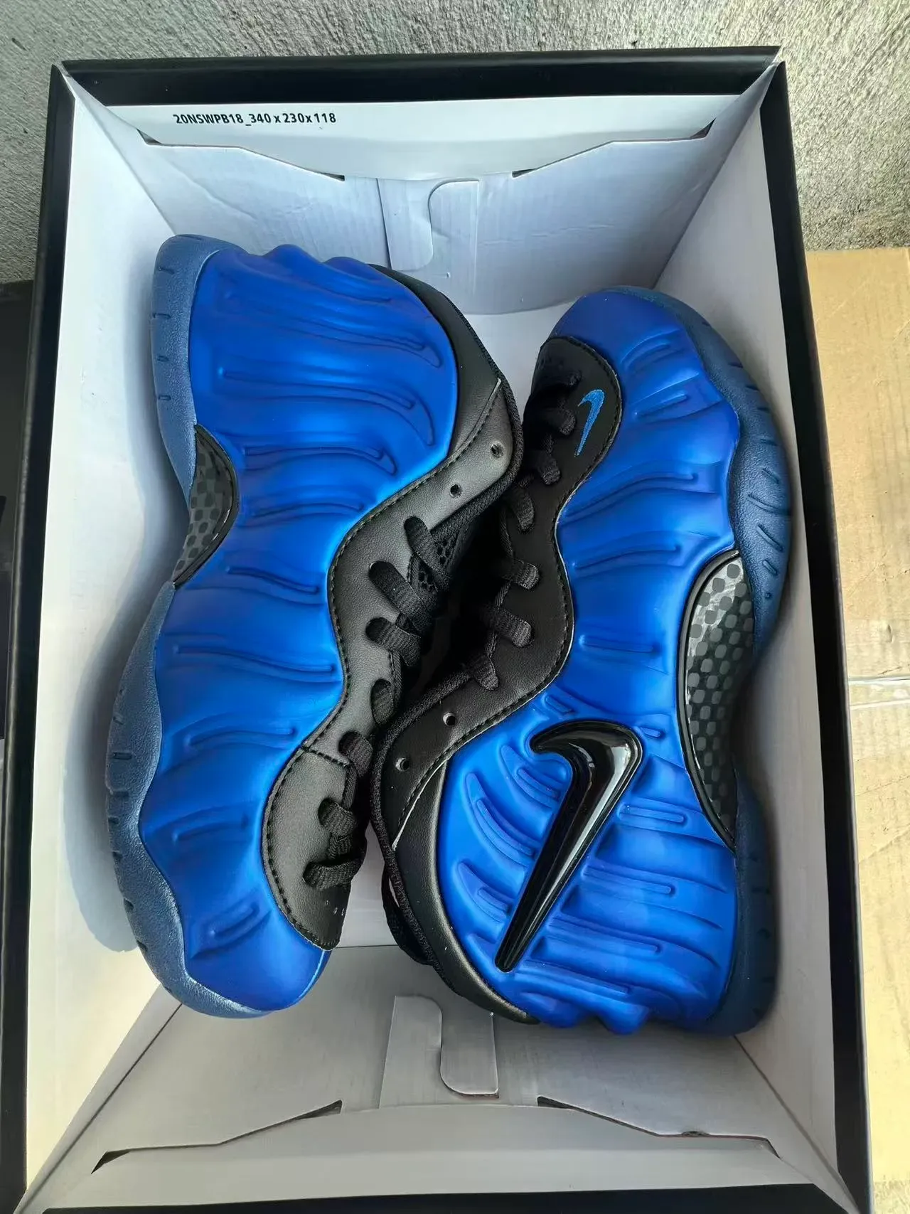 Nike Air Foamposite One Chaussures Lifestyle Bleu Royal 9