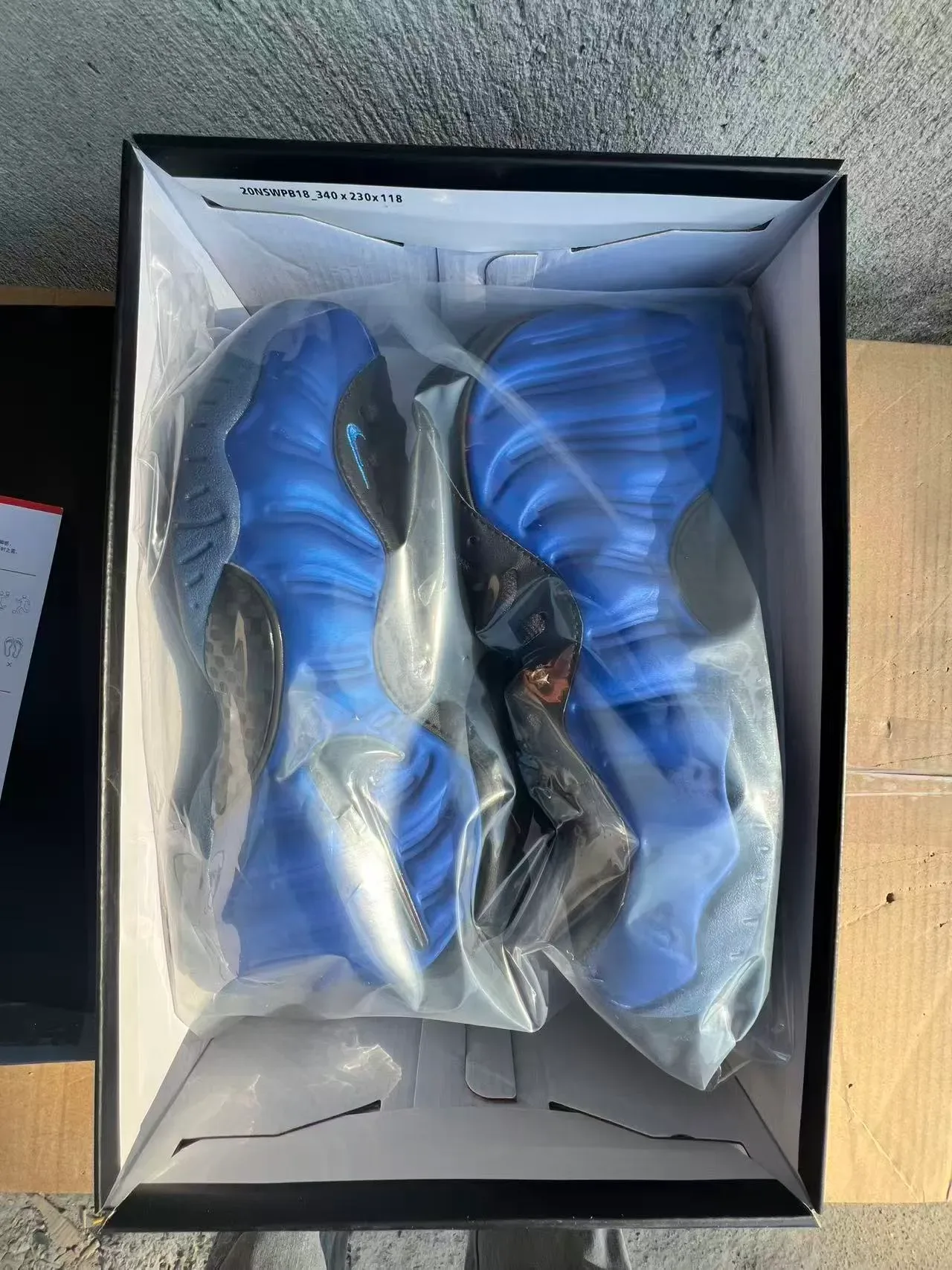Nike Air Foamposite One Chaussures Lifestyle Bleu Royal 10