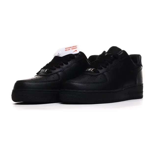 Nike Air Force 1 All Black Lifestyle Sneakers 8