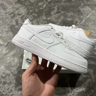 Nike Air Force 1 All-White Lifestyle Sneakers