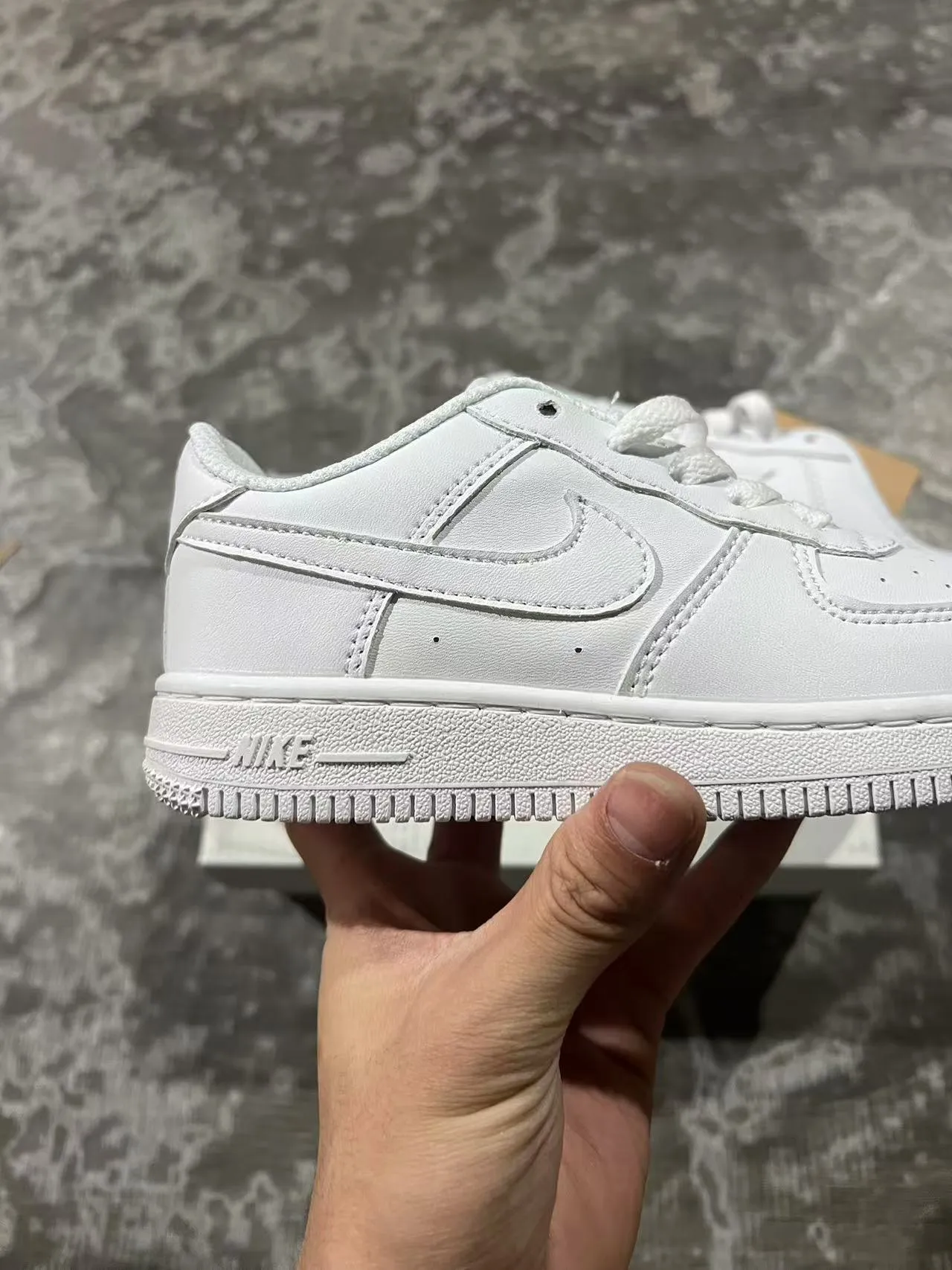 Nike Air Force 1 All-White Lifestyle Sneakers 7