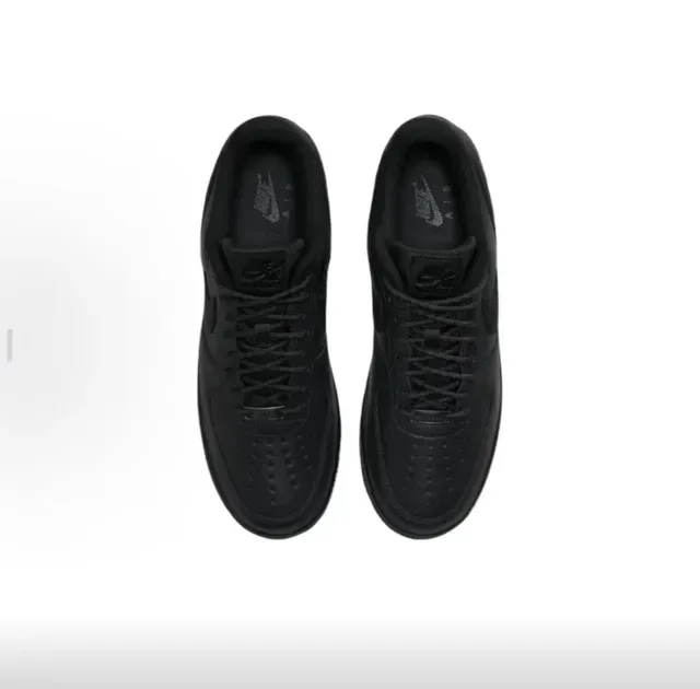Nike Air Force 1 Black Vibram Lifestyle Sneakers 4