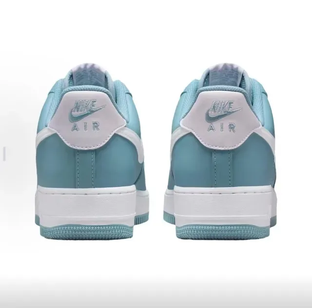 Nike Air Force 1 Light Blue and White Lifestyle Sneakers 2