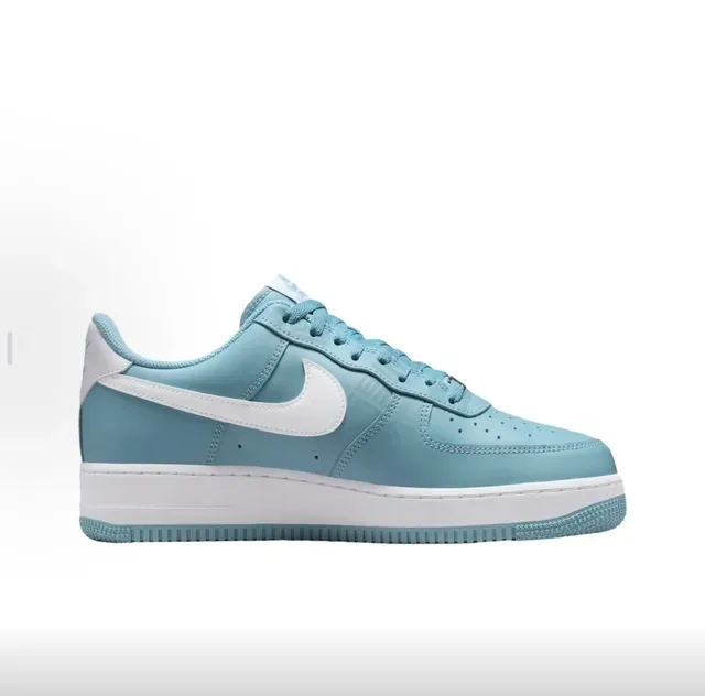 Nike Air Force 1 Light Blue and White Lifestyle Sneakers 4