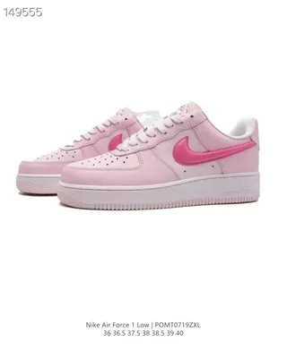 Nike Air Force 1 Low Rose et Hot Pink Sneakers Lifestyle 3