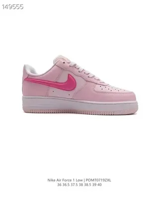 Nike Air Force 1 Low Rose et Hot Pink Sneakers Lifestyle 4