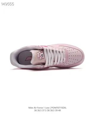 Nike Air Force 1 Low Rose et Hot Pink Sneakers Lifestyle 5