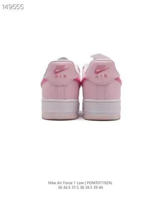 Nike Air Force 1 Low Rose et Hot Pink Sneakers Lifestyle 6