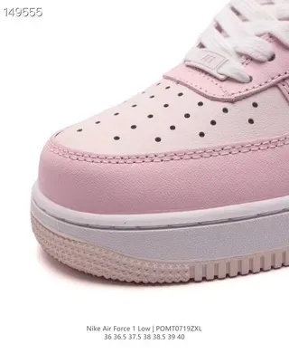 Nike Air Force 1 Low Rose et Hot Pink Sneakers Lifestyle 8