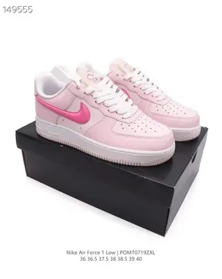 Nike Air Force 1 Low Rose et Hot Pink Sneakers Lifestyle 10