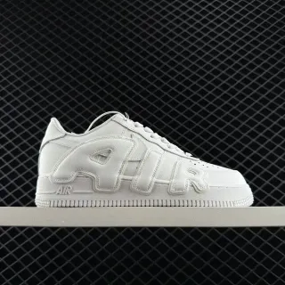 Nike Air Force 1 एकरंग सफेद उभरा हुआ AIR जीवनशैली स्नीकर्स