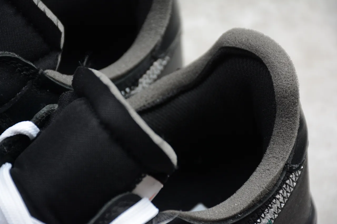 Nike Air Force 1 Off-White Black Silver Industrial Lifestyle Sneakers 7