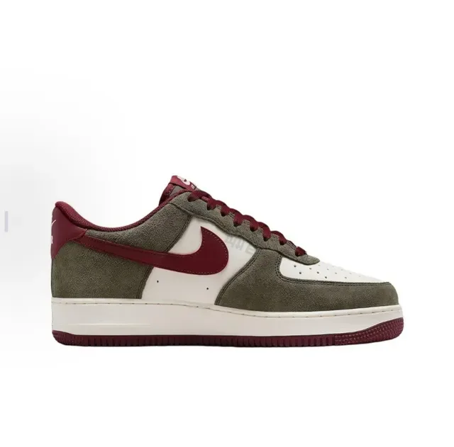 Nike Air Force 1 Vert Olive et Marron Chaussures Lifestyle 5